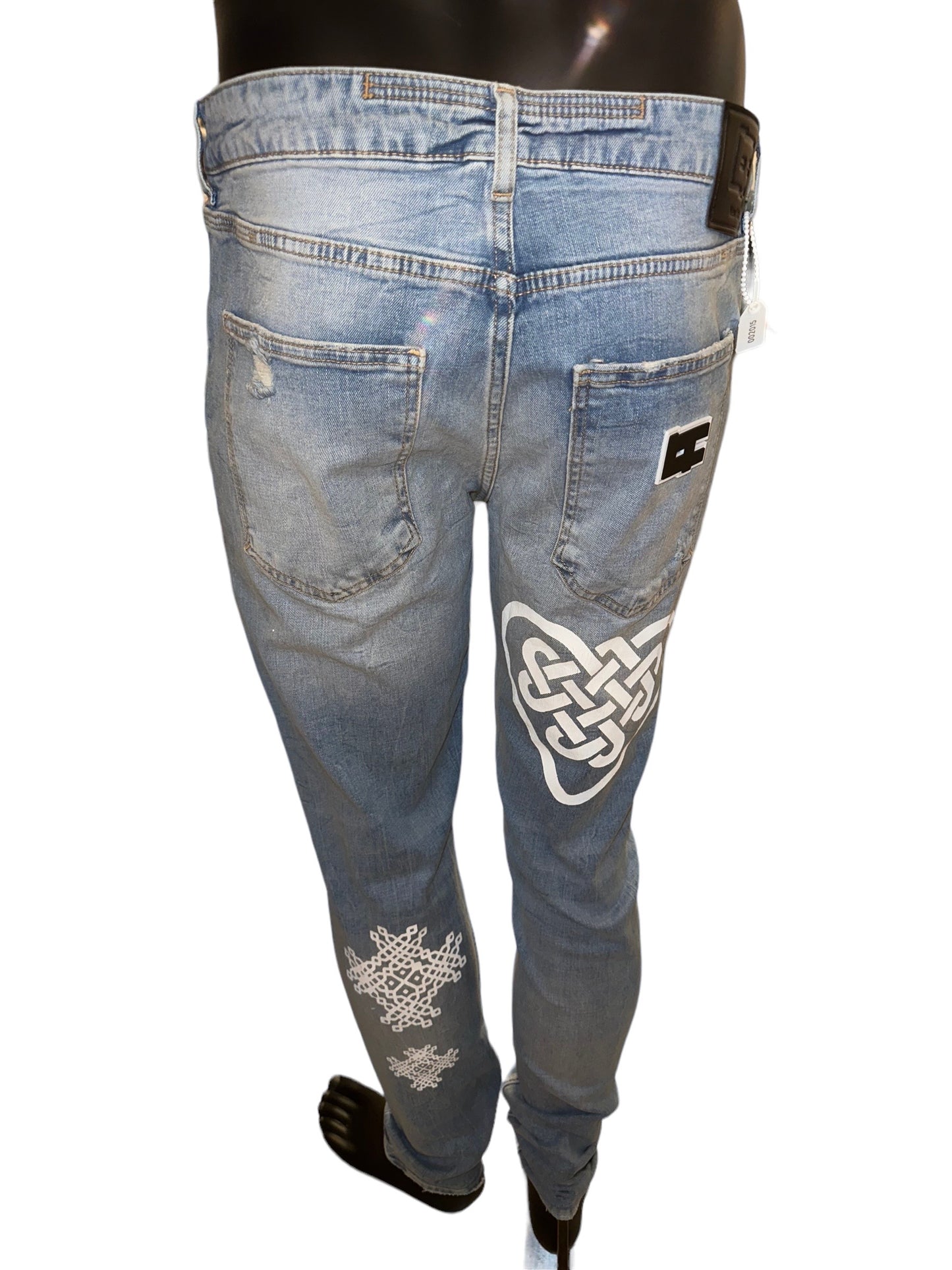 Corazon Blanco Skinny Jeans