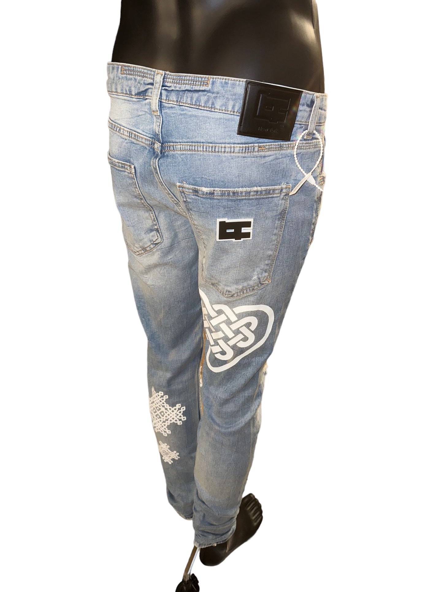 Corazon Blanco Skinny Jeans